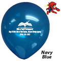 9" Navy Blue Latex Balloons